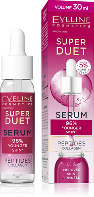 Eveline Super Duet Concentrated Lifting Serum Peptides & Collagen Complex for Mature and Dry Skin 30ml