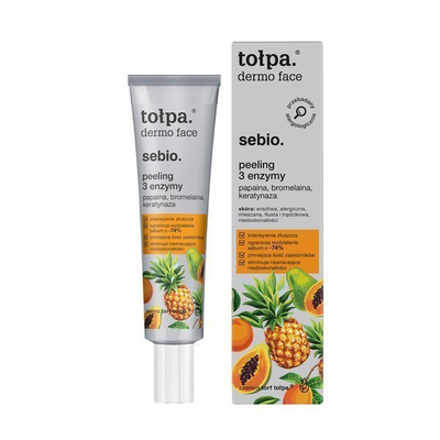 Tołpa Dermo Face Sebio Enzymatic Face Peel 3 Enzyme Deeply Cleansing 40ml