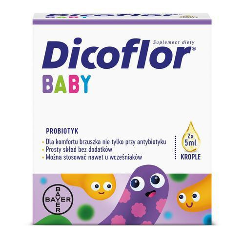 Dicoflor Baby Probiotic for Babies and Children Drops 2x5ml