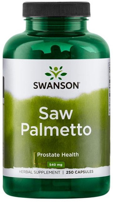 Swanson Saw Palmetto 540mg for Men's Health 250 Capsules