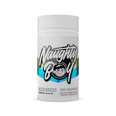 Naughty Boy Creatine Creatine Monohydrate in Capsules For Strength and Endurance 120 Capsules