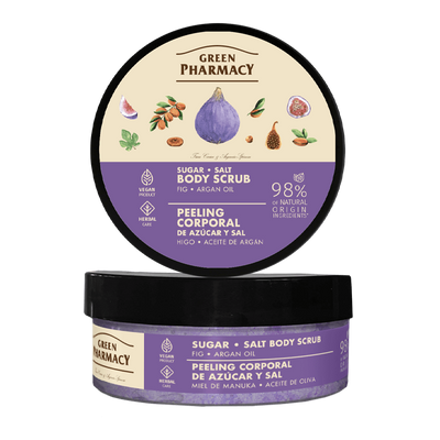 Green Pharmacy Sugar-Salt Body Scrub Fig and Argan Oil 200ml
