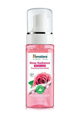 Himalaya Rose Radiance Illuminating Micellar Foam with Organic Rose for All Skin Types 150ml