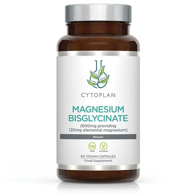 Cytoplan Magnesium Bisglycinate For Nervous System and Relaxation 60 Vcaps