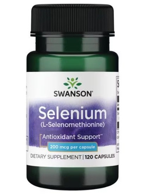 Swanson Selenium 200mcg for Immune and Thyroid Support 120 Capsules