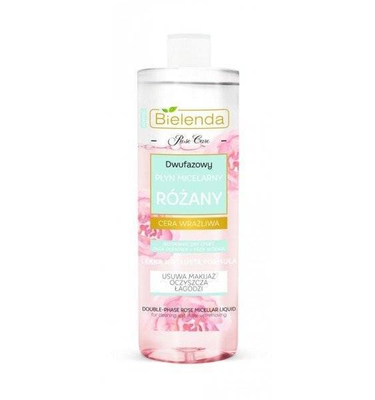 Bielenda Rose Care Soothing Two Phase Micellar Water for Sensitive Skin 500ml 