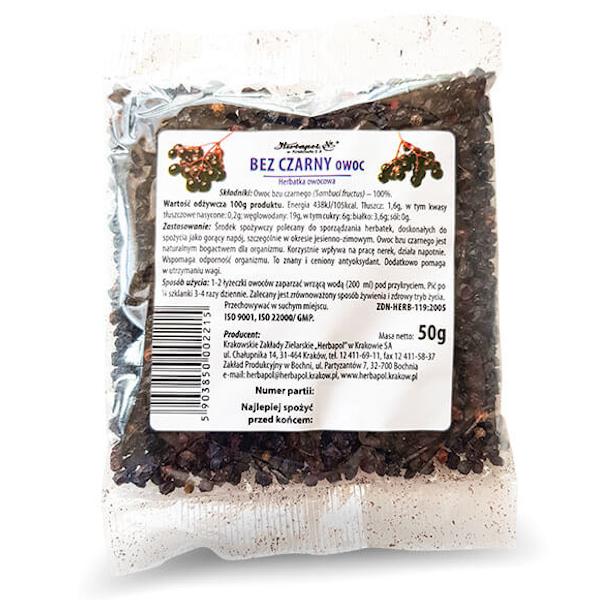 Herbapol Lilac Fruit Herbal Tea for Kidneys Functions and Immunity 50g