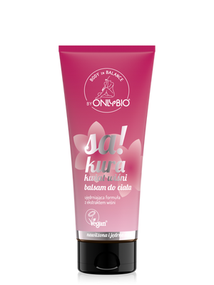 OnlyBio Body in Balance Moisturizing Body Lotion Sakura Cherry Blossom 200ml