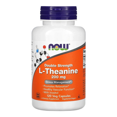 Double Strength L-Theanine, 200mg - 120 vcaps