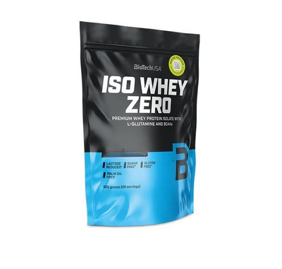 BioTechUSA Iso Whey Zero Whey Protein Isolate for Muscle Mass Building White Chocolate 500g