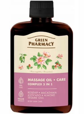 Green Pharmacy Massage Oil 5in1 Natural Regeneration and Moisturizing 200ml