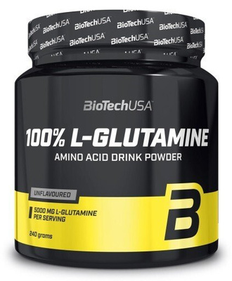 100% L-Glutamine, Unflavoured - 240g