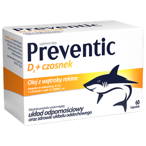  Preventic D3 Supports Capsules Immune System 60 kaps