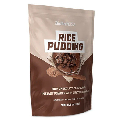 BioTechUSA Rice Pudding, Milk Chocolate - 1000g
