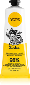 Yope Natural Moisturizing and Soothing Hand Cream with Linden Extract 50ml