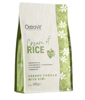 OstroVit Cream of Rice, Creamy Vanilla with Kiwi - 1000g
