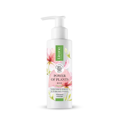 Lirene Power Of Plantis Oil-Foam Makeup Remover Rose 145ml