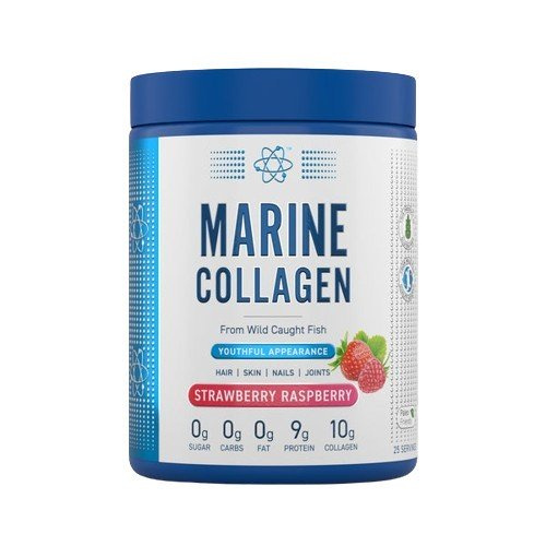 Applied Nutrition Marine Collagen Strawberry Raspberry Powder For Skin and Joints 300g
