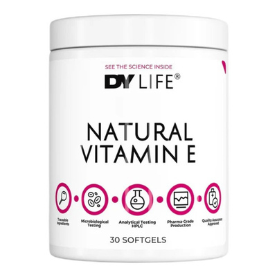 Dorian Yates DY LIFE Natural Vitamin E 30 Softgels