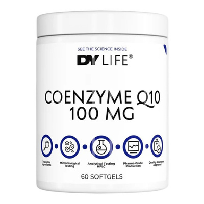 Dorian Yates DY LIFE Coenzyme Q10, 100mg 60 Softgels