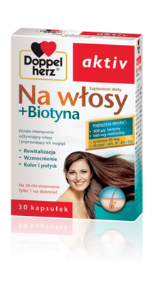 Doppelherz AKTIV FOR HAIR + BIOTIN 30 PSC