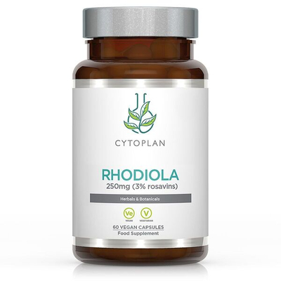 Cytoplan Rhodiola For Mental and Cognitive Performance 60 Vcaps