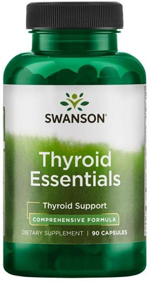 Swanson Thyroid Essentials for Thyroid and Nervous System Support 90 Capsules