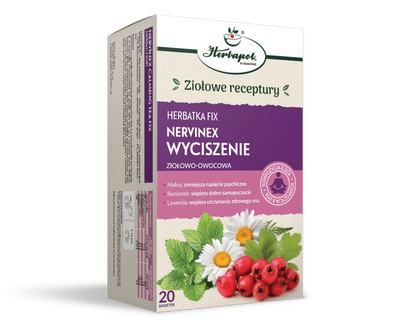Herbapol Tea Fix Nervinex Herbs Composition for Relaxation with Lemon Balm 20x2g