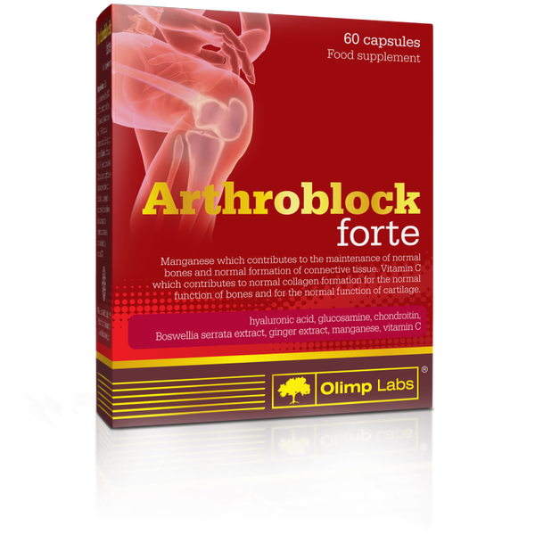 Olimp Arthroblock Forte for Normal Cartilage and Connective Tissue Function 60 Capsules