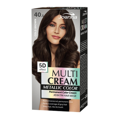 Joanna Multi Cream Metallic Shade Color 40.5 Cold Brown 60x40x20g