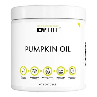 Dorian Yates DY LIFE Pumpkin Oil 60 Softgels