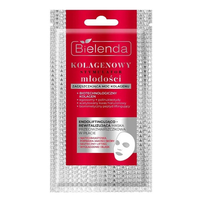 Bielenda Collagen Youth Stimulator Endolifting Anti-wrinkle Sheet Mask 1 Piece