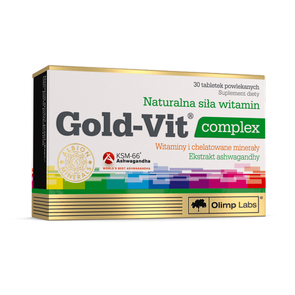 Olimp Gold-Vit Complex Chelated Vitamins and Minerals 30 Tablets