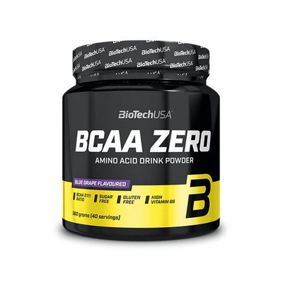 BioTechUSA BCAA Zero Blue Grape Amino Acids Powder for Muscle Support 360g