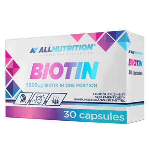 Allnutrition Biotin Dietary Supplement 5000uq 30 Capsules