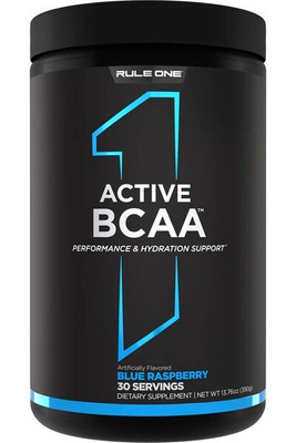 Rule One Active BCAA, Blue Raspberry - 390g