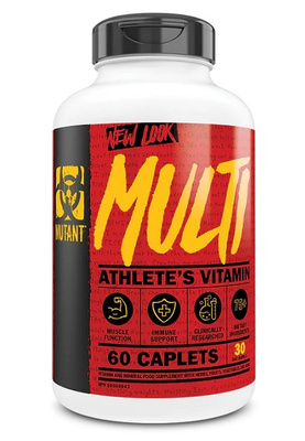 Mutant Multi Multivitamin for Athletes and Bodybuilders 60 Caplets