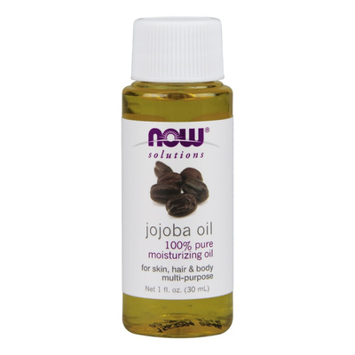 NOW Foods Solutions Jojoba Oil 100% Pure For Skin Hair and Body 30ml
