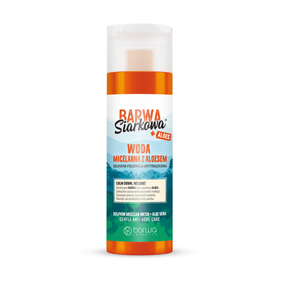 Barwa Sulfuric Gentle Anti-Acne Micellar Water with Aloe for Problematic Skin 200ml