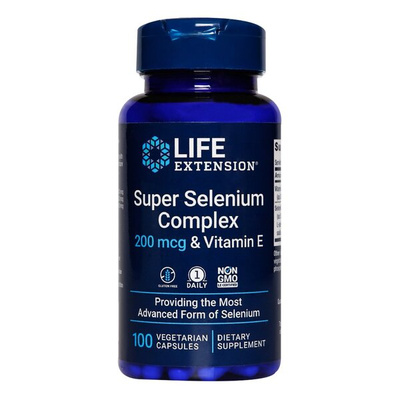 Life Extension Super Selenium Complex with Vitamin E For Antioxidant and Thyroid Support 100 Vcaps