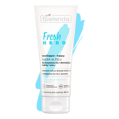 Bielenda Fresh Hero Moisturizing and Soothing Cleansing Oil Gel 90g