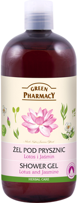 Green Pharmacy Natural Shower Gel with Lotos and Jasmine 500ml