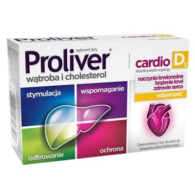 Aflofarm Proliver Cardio D3 for Liver, Heart and Cholesterol Support 30 Tablets
