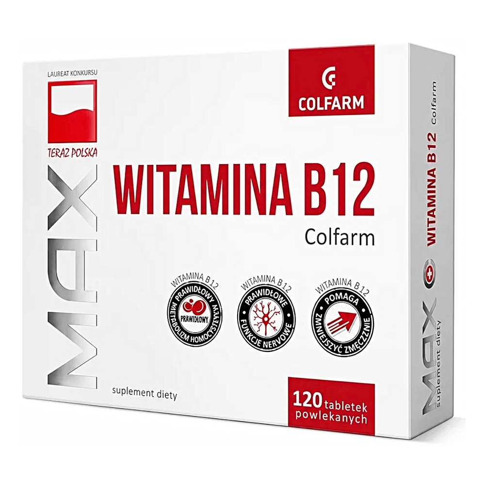 Colfarm Vitamin B12 10µg 120 Tablets