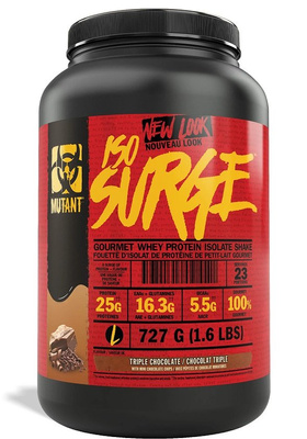 Mutant Iso Surge Whey Protein Isolate and Hydrolysate Triple Chocolate for Athletes 727g