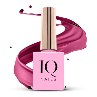 IQ Nails Miss Brave Deep Pink Hybrid Nail Polish 8ml
