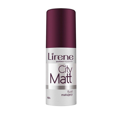 Lirene City Matt Fluid Mattifying Smoothing Absorbs Sebum 204 Natural 30ml