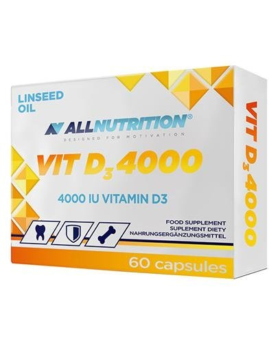 Allnutrition Vit D3 4000 IU For Immunity and Healthy Bones 60 Capsules