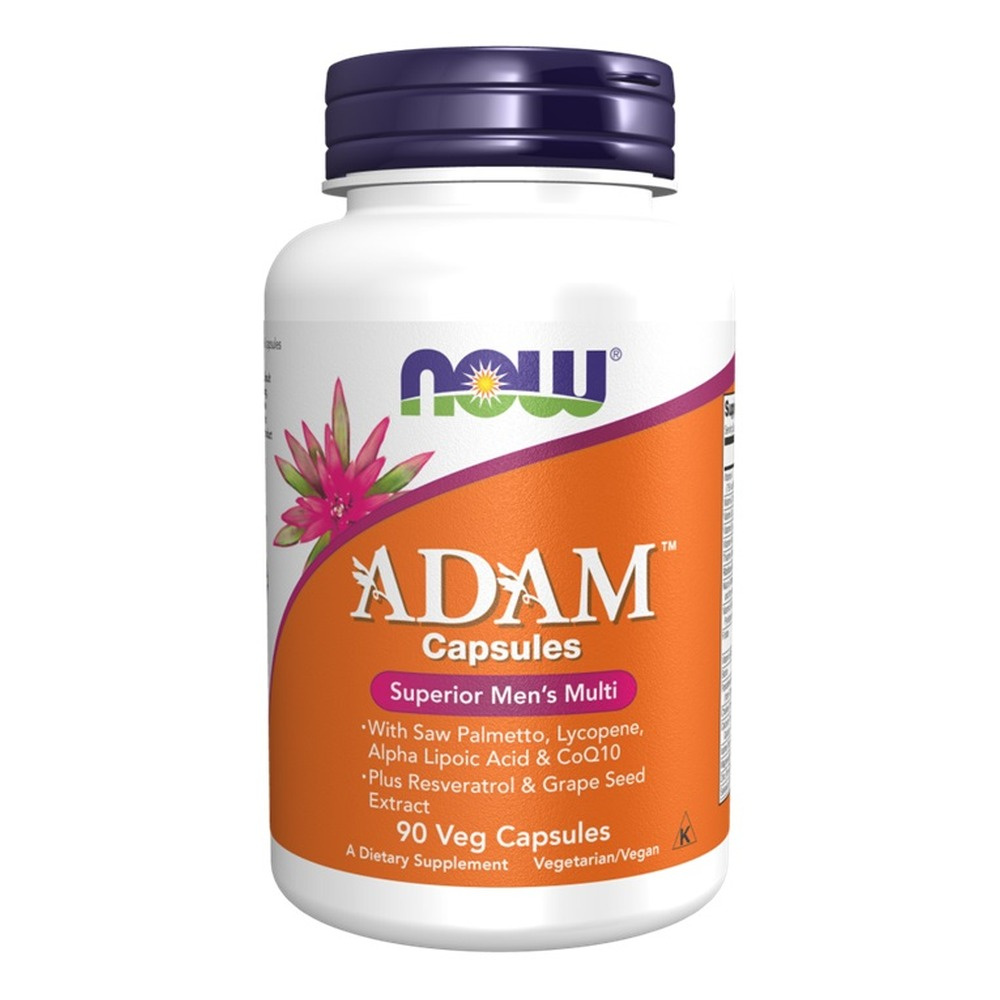 Now Foods ADAM Multi-Vitamin Vitamins & Minerals for Men 90 Capsules