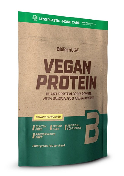 BioTechUSA Vegan Protein Hazelnut Plant Based Protein Powder 2000g
